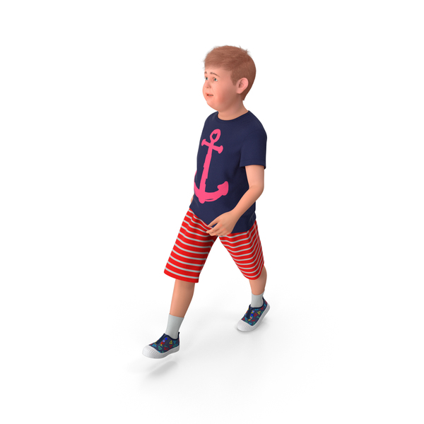 Teenage Boy Walking Pose PNG & PSD Images
