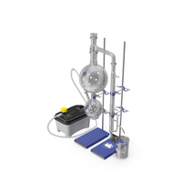 Terpene Distillation Laboratory Set PNG & PSD Images