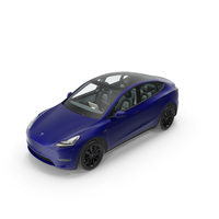 Tesla Model Y Blue PNG & PSD Images