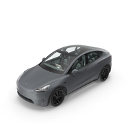 Tesla Model Y Silver PNG & PSD Images