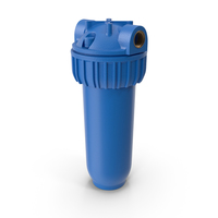 Water Filter Housing Blue PNG & PSD Images