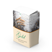 Wheat Flour Gold Bag 5lb PNG & PSD Images