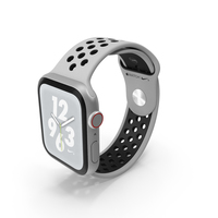 White Apple Watch Series 4 Nike PNG & PSD Images