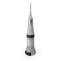 Third Stage of Saturn V Rocket PNG & PSD Images