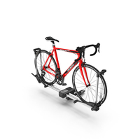 Thule Helium Aluminum Platform with Road Bike PNG & PSD Images