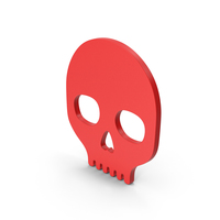 Symbol Skull Red PNG & PSD Images