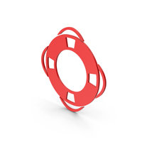 Symbol Life Saver Red PNG & PSD Images