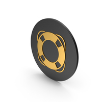 Life Saver Gold Icon PNG & PSD Images