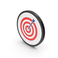 Icon Target Red PNG & PSD Images
