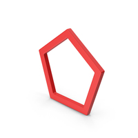 Symbol Pentagon Red PNG & PSD Images