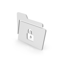Symbol Locked File Folder PNG & PSD Images