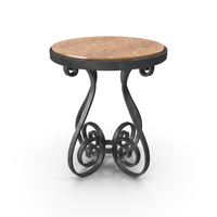 Iron Coffe Table PNG & PSD Images