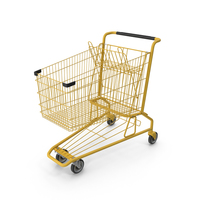 Yellow Shopping Cart PNG & PSD Images