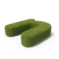 On Ground Grass Small Letter N PNG & PSD Images
