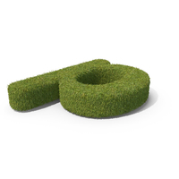 On Ground Grass Small Letter P PNG & PSD Images