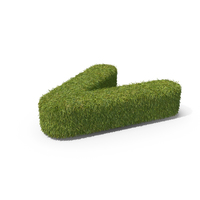 On Ground Grass Small Letter V PNG & PSD Images