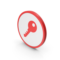 Icon Key Red PNG & PSD Images