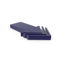 Arrow Dark Blue PNG & PSD Images