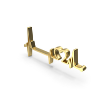 Music Heartbeat Love Gold PNG & PSD Images