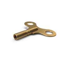 Windup Toy Key Brass PNG & PSD Images