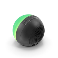 Wireless Bluetooth Phaze Clock Radio iHome iBT29 Green PNG & PSD Images