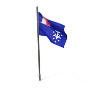 French Southern and Antarctic Flag PNG & PSD Images