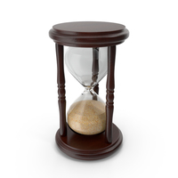 Wooden Hourglass Sand Timer PNG & PSD Images