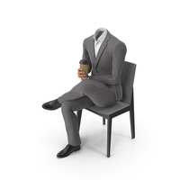 Chair Coffee Suit Grey PNG & PSD Images