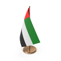 United Arab Emirates Desk Flag PNG & PSD Images