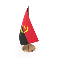 Angola Desk Flag PNG & PSD Images