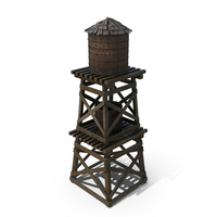Old Water Tower PNG & PSD Images
