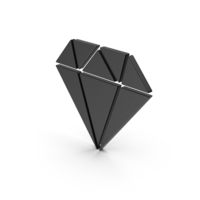 Symbol Diamond Black PNG & PSD Images
