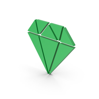 Symbol Diamond Green PNG & PSD Images