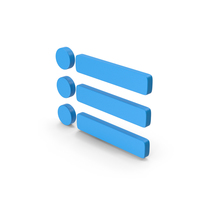 Symbol Menu Bar Blue PNG & PSD Images