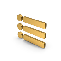 Symbol Menu Bar Gold PNG & PSD Images