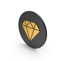 Diamond Gold Icon PNG & PSD Images