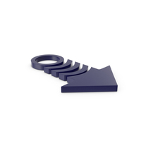 Arrow Dark Blue PNG & PSD Images