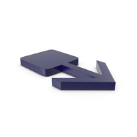 Arrow Dark Blue PNG & PSD Images
