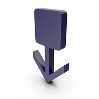 Arrow Dark Blue PNG & PSD Images