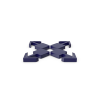 Arrow Dark Blue PNG & PSD Images