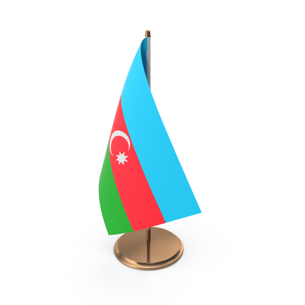 Azerbaijan Desk Flag PNG & PSD Images