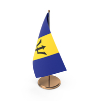 Desk Flag Barbados PNG & PSD Images