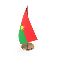 Burkina Faso Desk Flag PNG & PSD Images