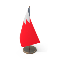 Bahrain Desk Flag PNG & PSD Images