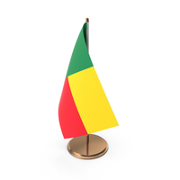 Benin Desk Flag PNG & PSD Images