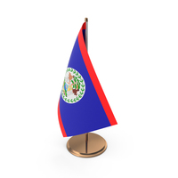 Belize Desk Flag PNG & PSD Images