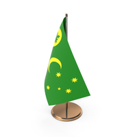 Cocos (Keeling) Islands Desk Flag PNG & PSD Images