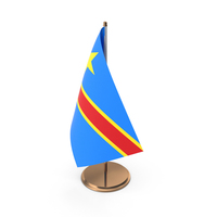 Democratic Republic of the Congo Desk Flag PNG & PSD Images