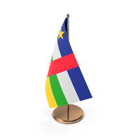 Central African Republic Desk Flag PNG & PSD Images