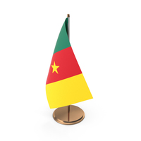 Cameroon Desk Flag PNG & PSD Images